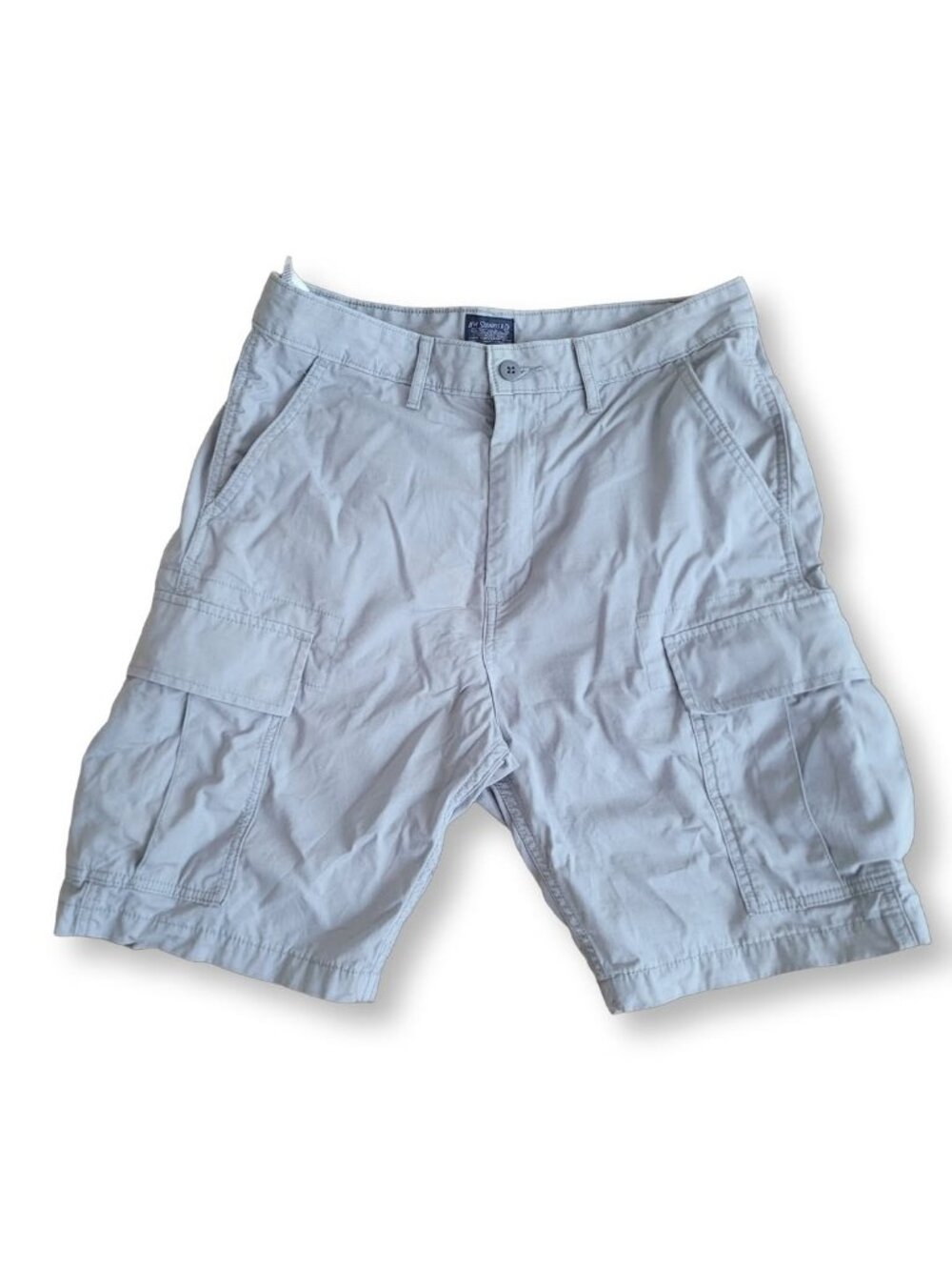 LEVI STRAUSS & CO Two Horse Mens Grey Cargo Shorts